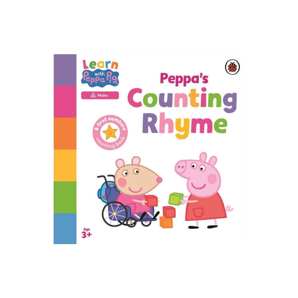 Produktbild för Learn with Peppa: Peppa's Counting Rhyme (bok, board book, eng)