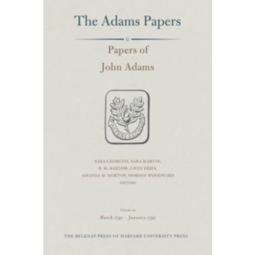 Harvard university press Papers of John Adams (inbunden, eng)