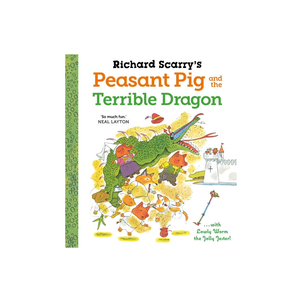 Produktbild för Richard Scarry's Peasant Pig and the Terrible Dragon (häftad, eng)