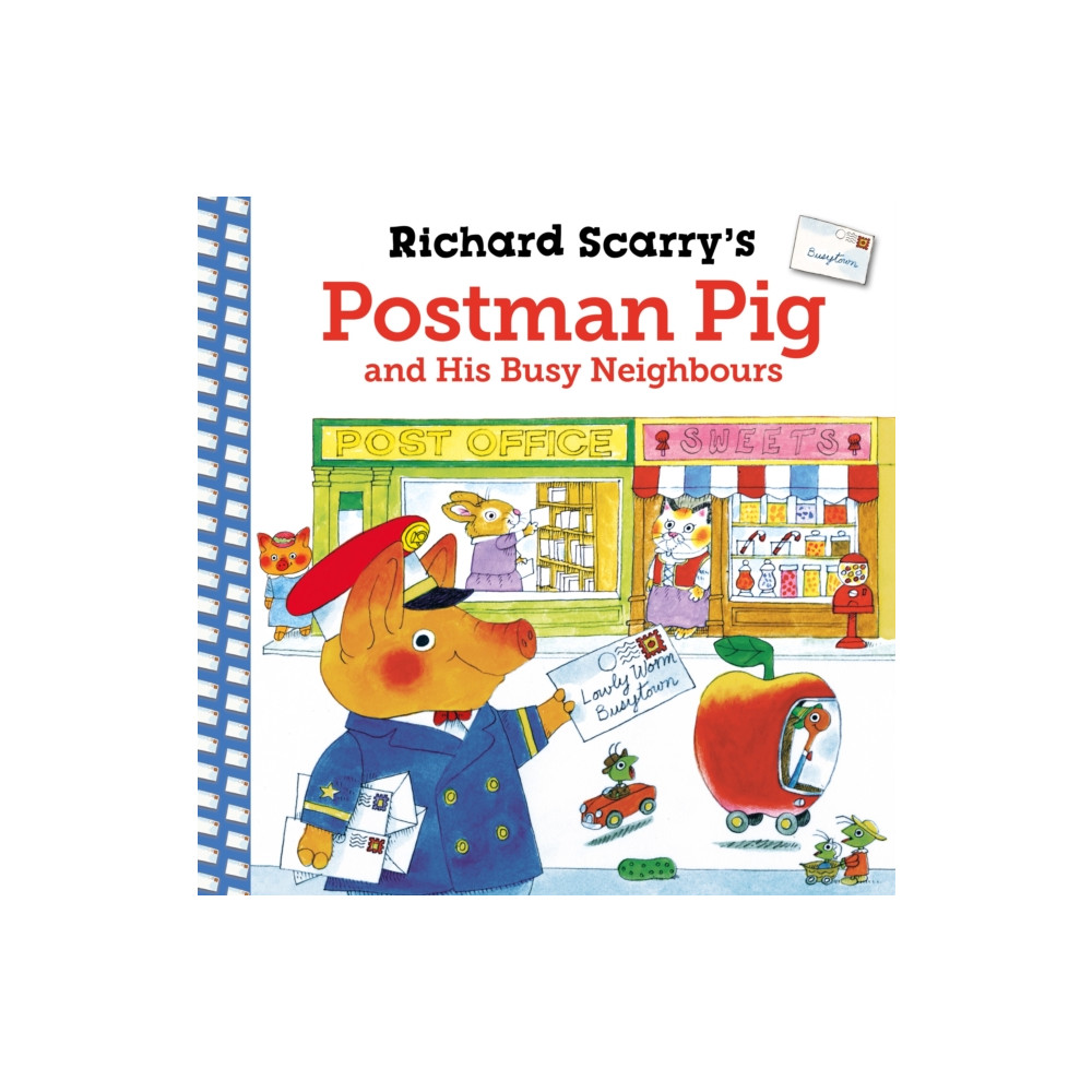 Produktbild för Richard Scarry's Postman Pig and His Busy Neighbours (häftad, eng)
