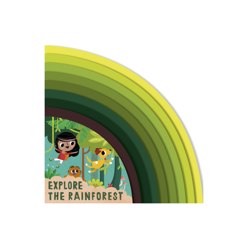 Produktbild för Explore the Rainforest (bok, board book, eng)