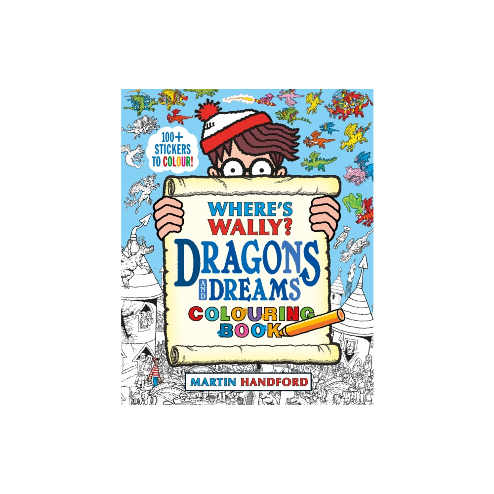 Produktbild för Where's Wally? Dragons and Dreams Colouring Book (häftad, eng)
