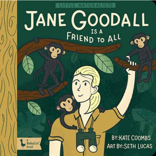 Gibbs M. Smith Inc Little Naturalists Jane Goodall and the Chimpanzees (bok, spiral, eng)