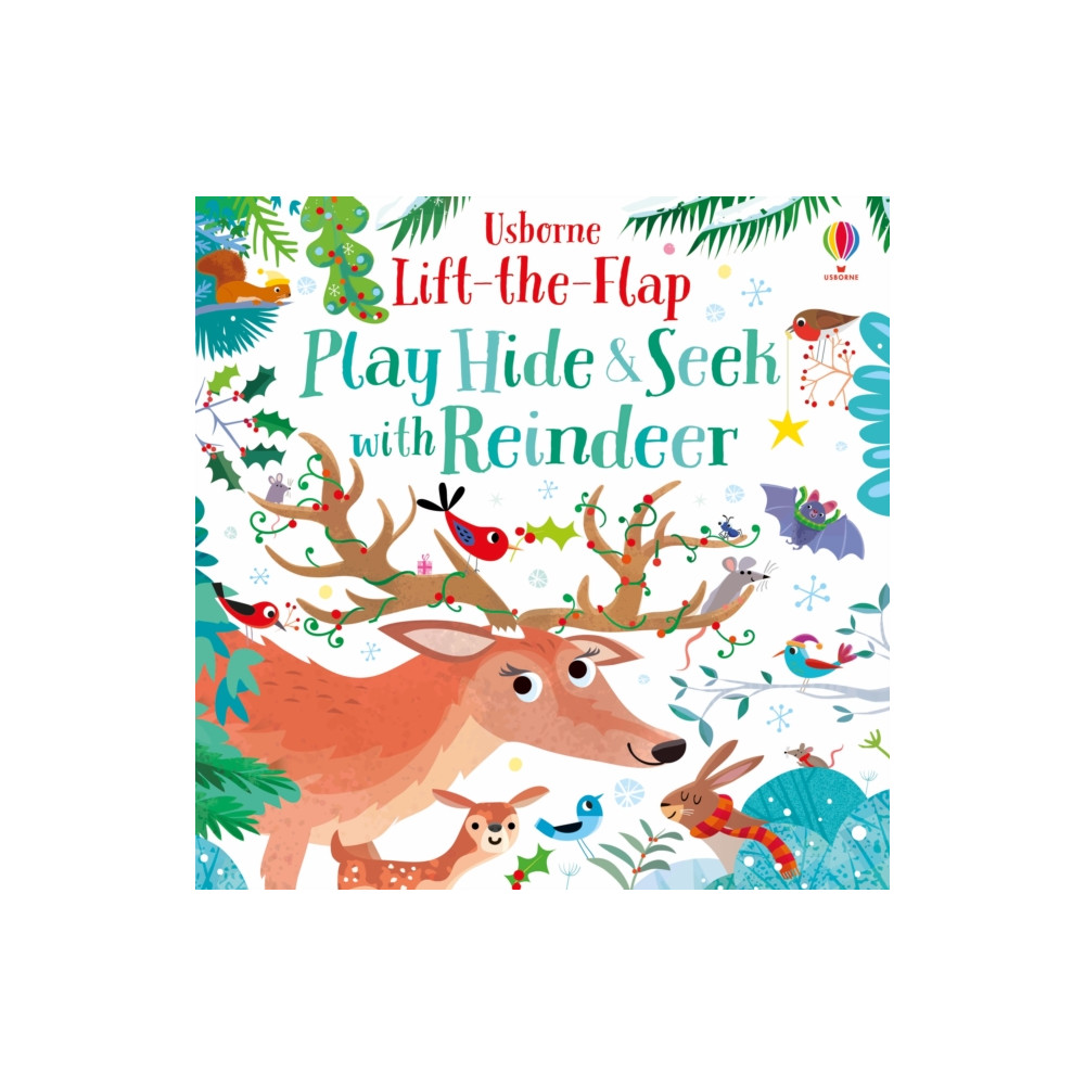 Produktbild för Play Hide & Seek With Reindeer (bok, board book, eng)