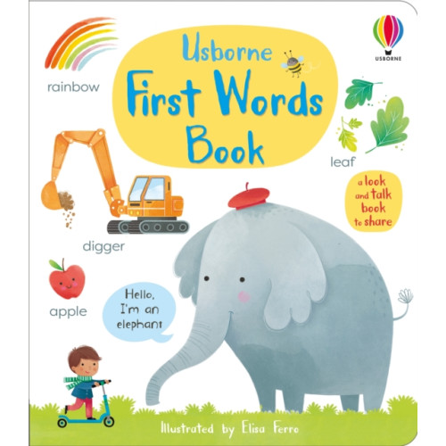 Usborne Publishing Ltd First Words Book (bok, board book, eng)