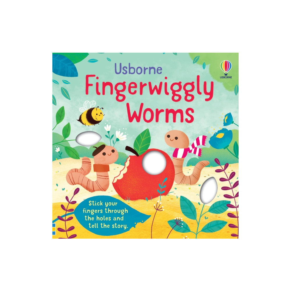 Produktbild för Fingerwiggly Worms (bok, board book, eng)