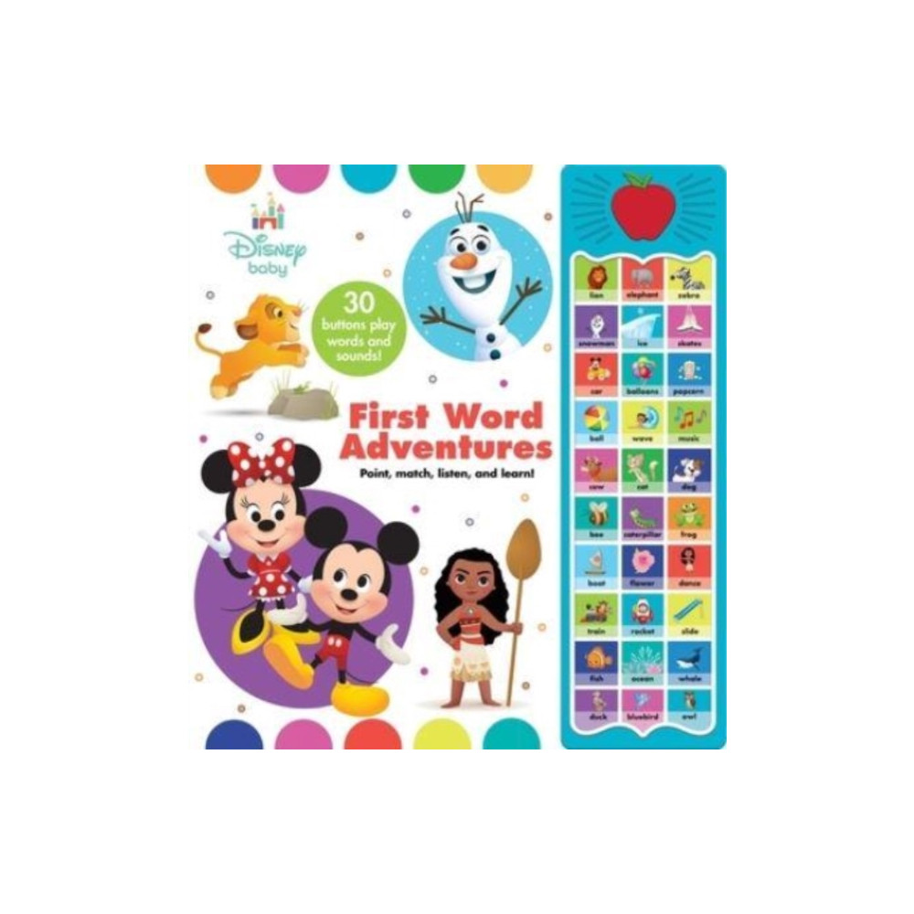 Produktbild för Disney Baby: First Word Adventures Sound Book (inbunden, eng)