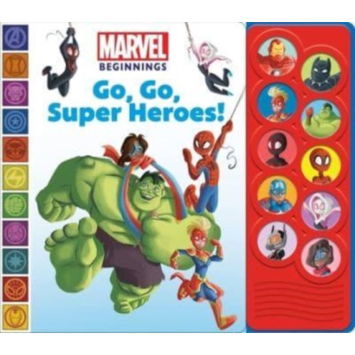 Phoenix International Publications, Incorporated Marvel Beginnings: Go, Go, Super Heroes! Sound Book (bok, board book, eng)