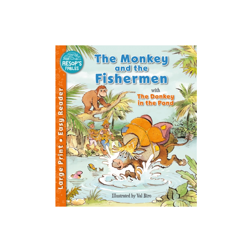 Produktbild för The Monkey & the Fishermen & The Donkey in the Pond (häftad, eng)
