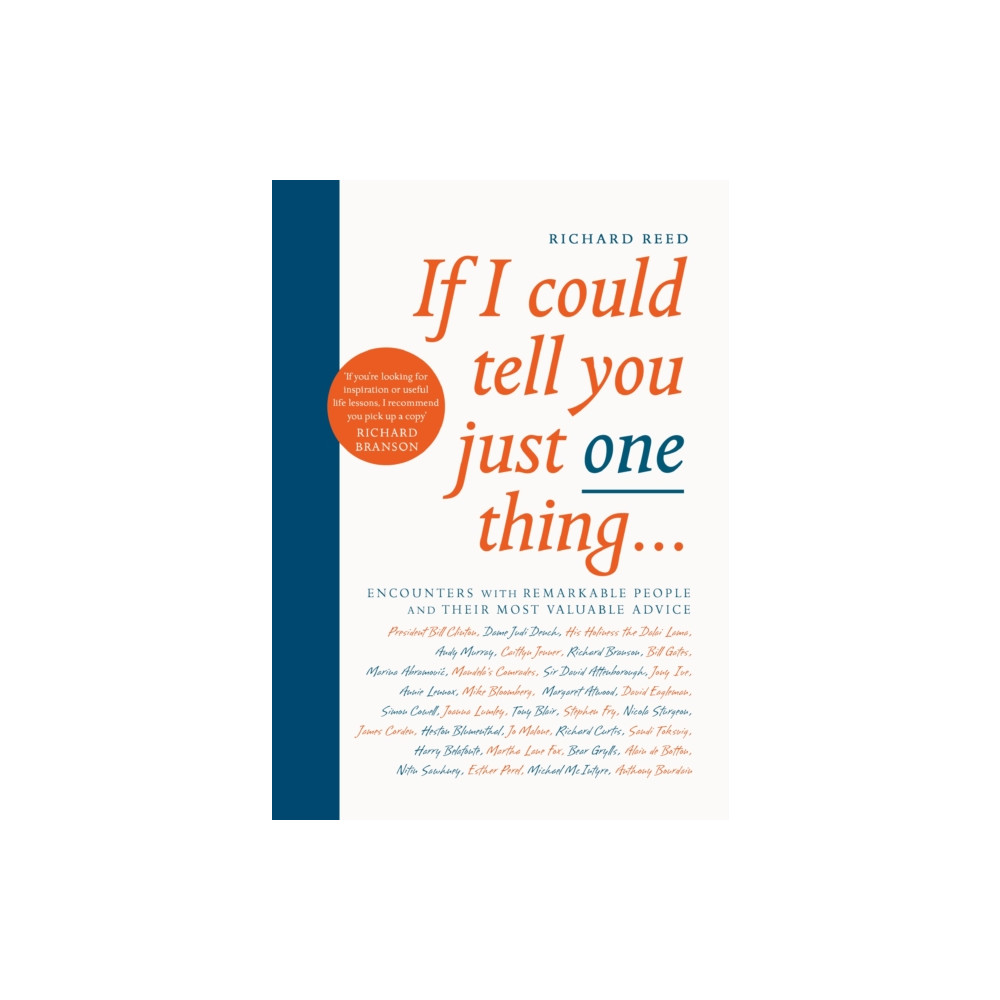 Produktbild för If I Could Tell You Just One Thing... (häftad, eng)