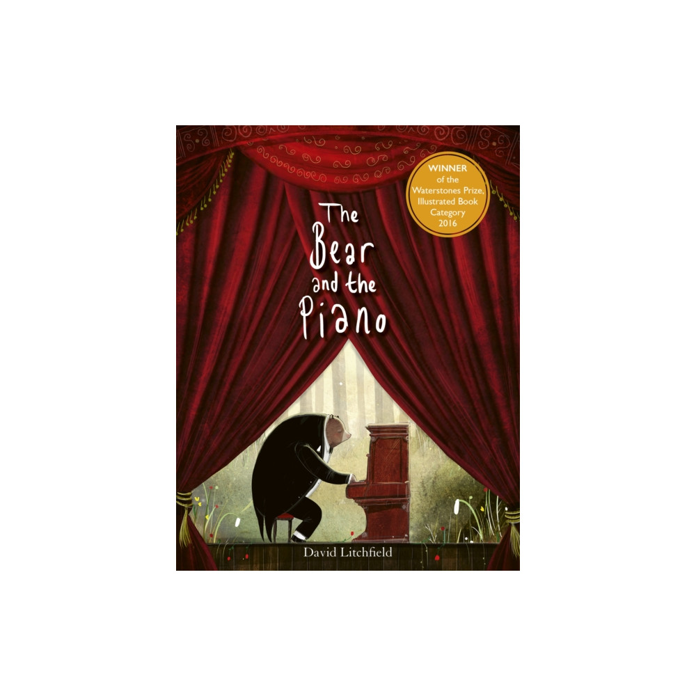 Produktbild för The Bear and the Piano (bok, board book, eng)
