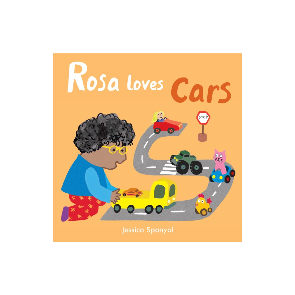 Produktbild för Rosa Loves Cars (bok, board book, eng)