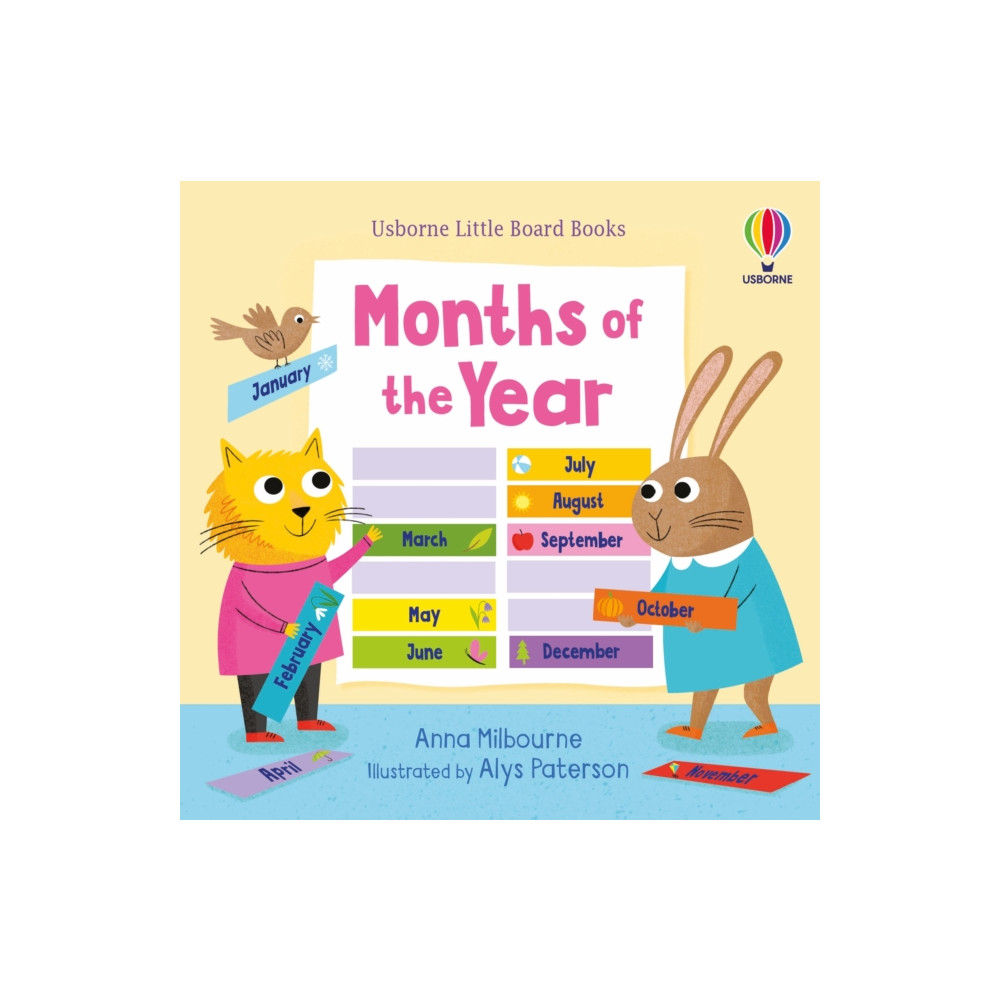 Produktbild för Little Board Books Months of the Year (bok, board book, eng)