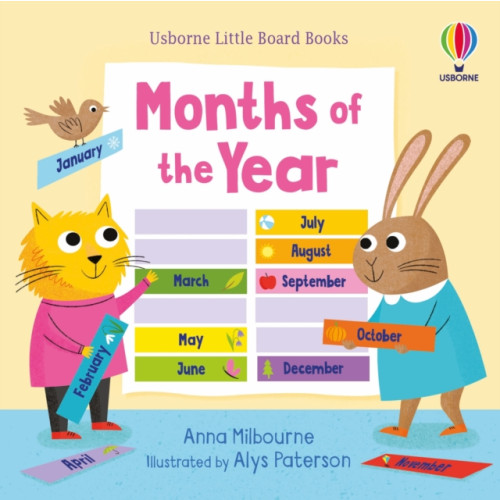 Usborne Publishing Ltd Little Board Books Months of the Year (bok, board book, eng)