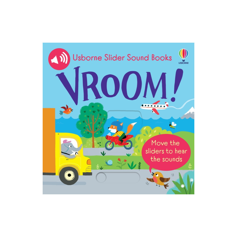 Produktbild för Slider Sound Books: Vroom! (bok, board book, eng)
