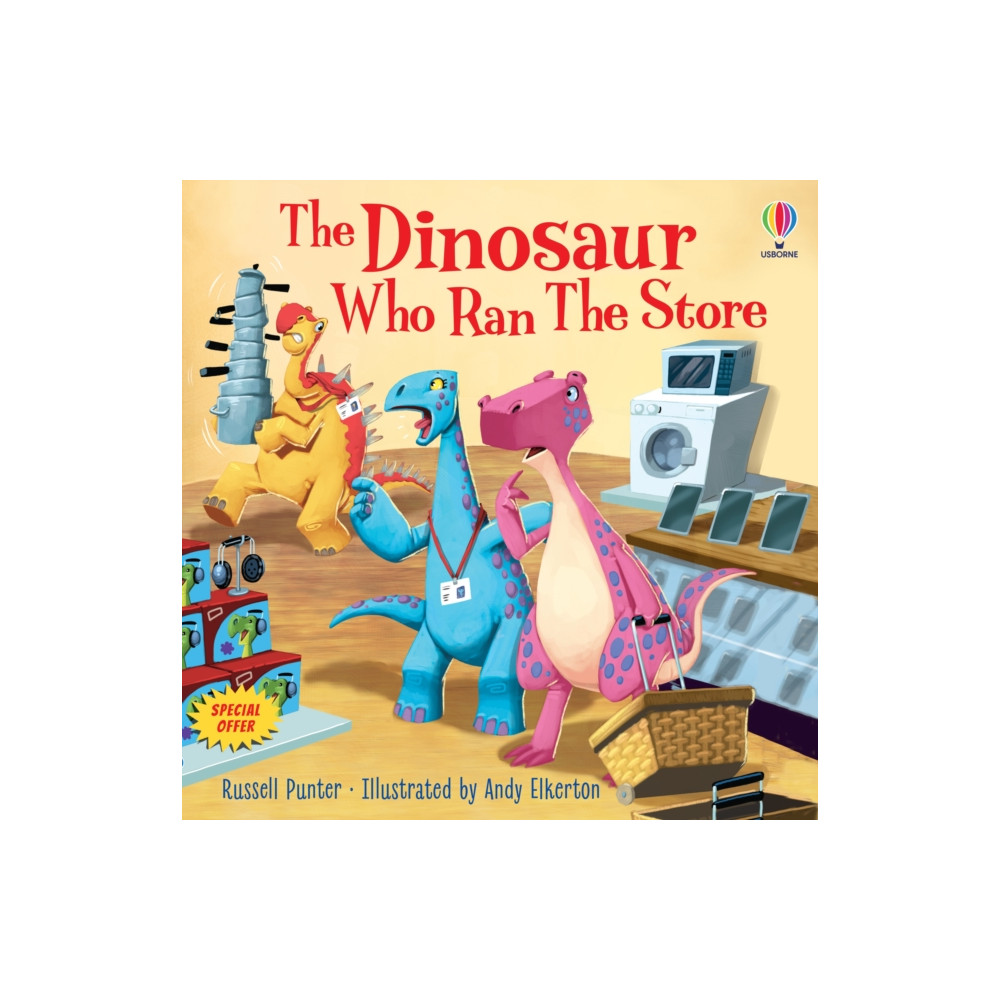 Produktbild för The Dinosaur Who Ran The Store (häftad, eng)