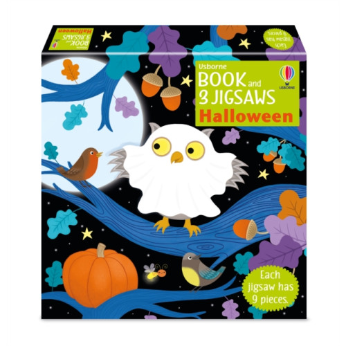 Usborne Publishing Ltd Usborne Book and 3 Jigsaws: Halloween (häftad, eng)