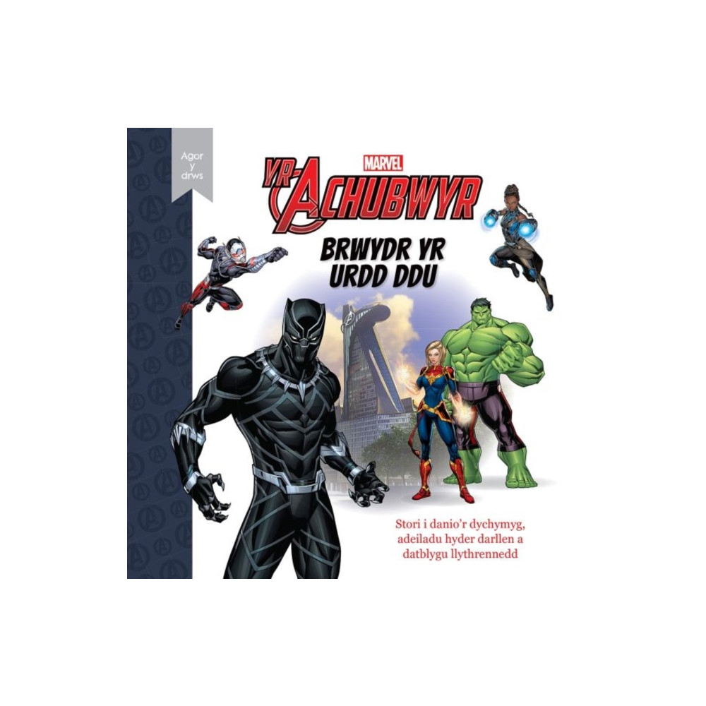 Produktbild för Marvel / Disney Agor y Drws: Yr Achubwyr - Brwydr yr Urdd Ddu (inbunden, wel)