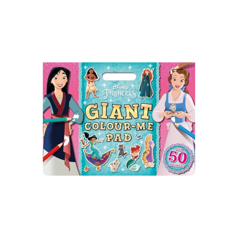 Produktbild för Disney Princess: Giant Colour-Me Pad (häftad, eng)