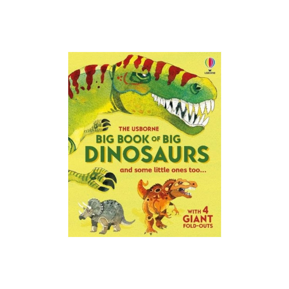 Produktbild för Big Book of Big Dinosaurs (inbunden, eng)