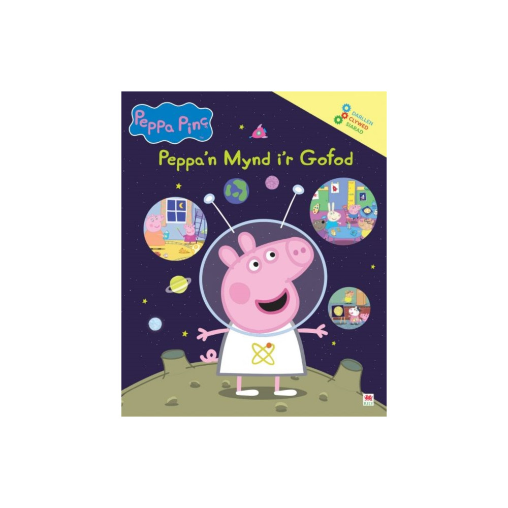 Produktbild för Peppa'n Mynd i'r Gofod (inbunden, wel)