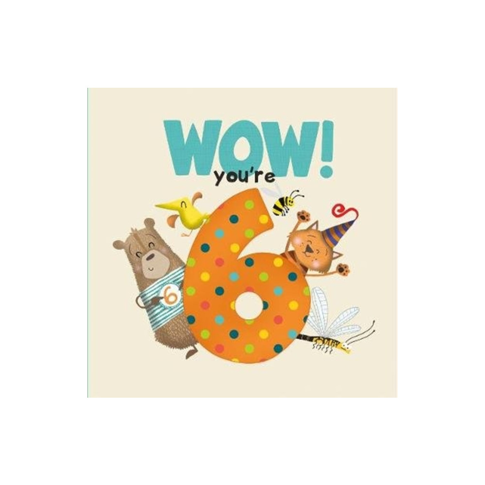Produktbild för WOW! You're Six birthday book (häftad, eng)