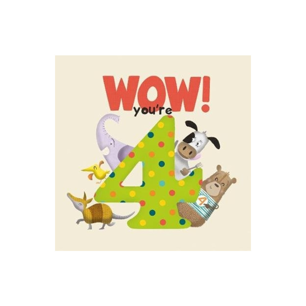 Produktbild för WOW! You're Four birthday book (häftad, eng)