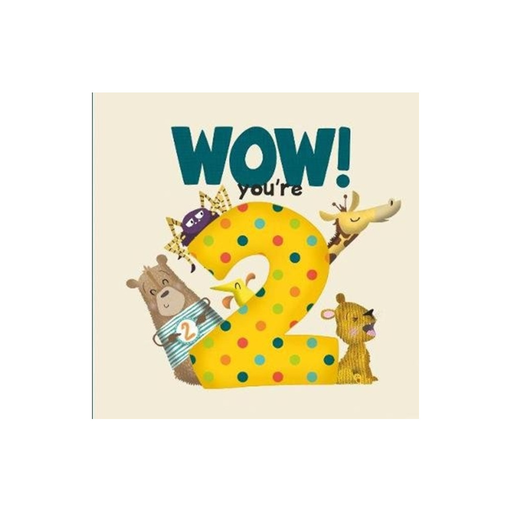 Produktbild för WOW! You're Two birthday book (häftad, eng)