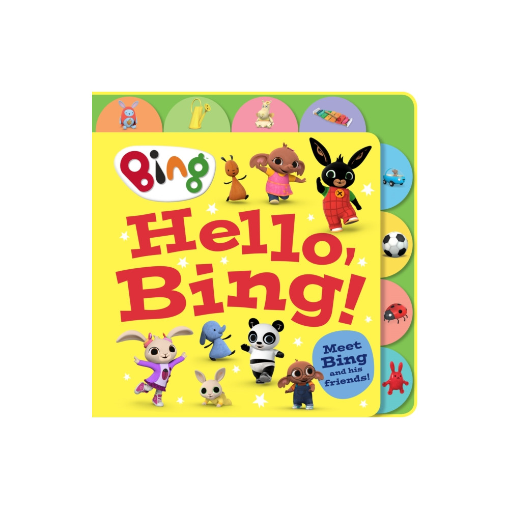 Produktbild för Hello, Bing! (Tabbed Board) (bok, board book, eng)