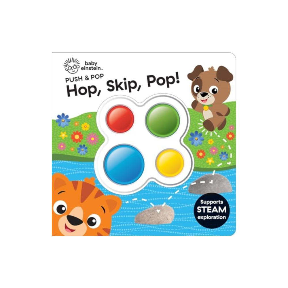 Produktbild för Baby Einstein: Hop, Skip, Pop! Push & Pop (bok, board book, eng)