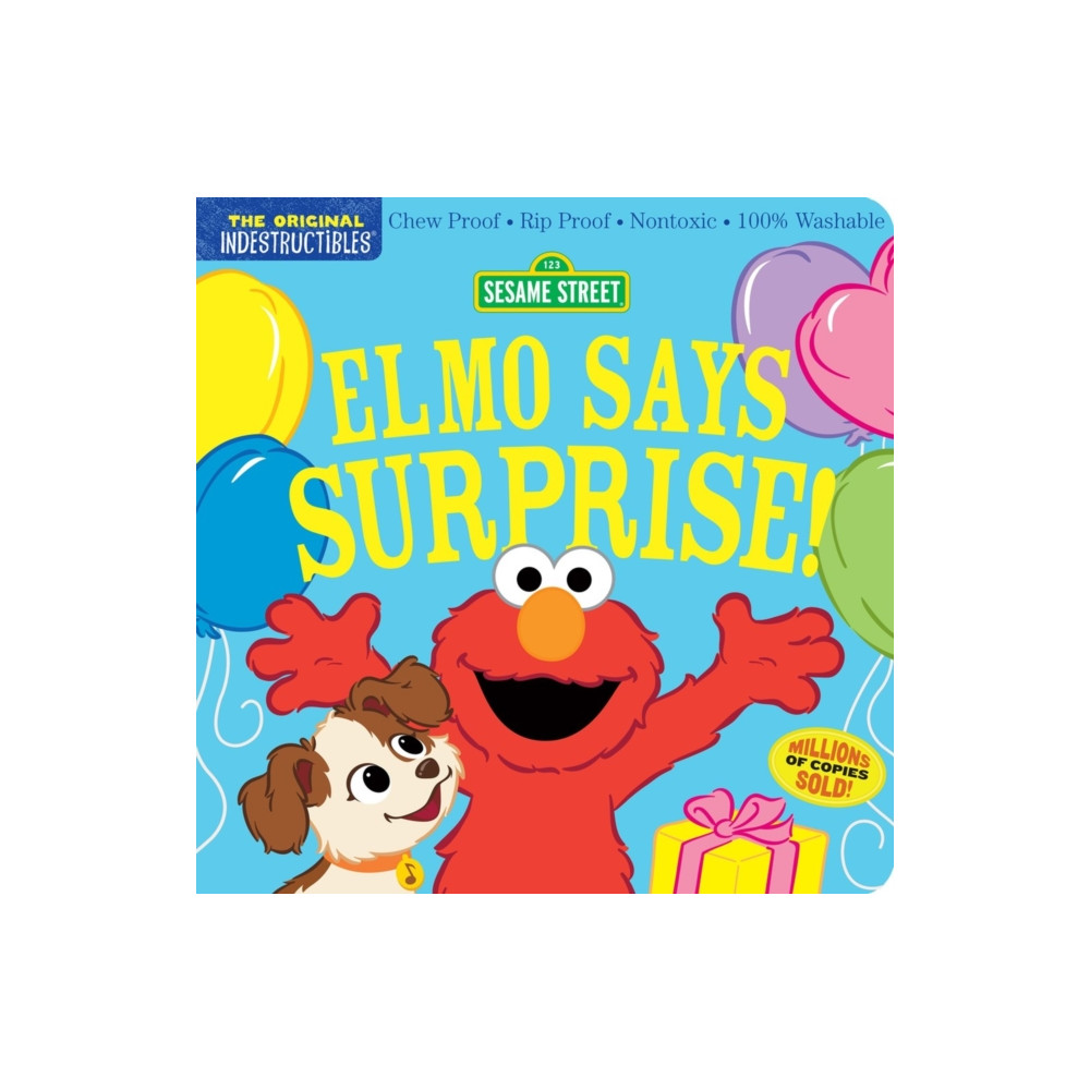 Produktbild för Indestructibles: Sesame Street: Elmo Says Surprise! (häftad, eng)