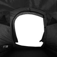 Produktbild för Campingtält tunnel 3 personer vit mörkläggningstyg vattentätt