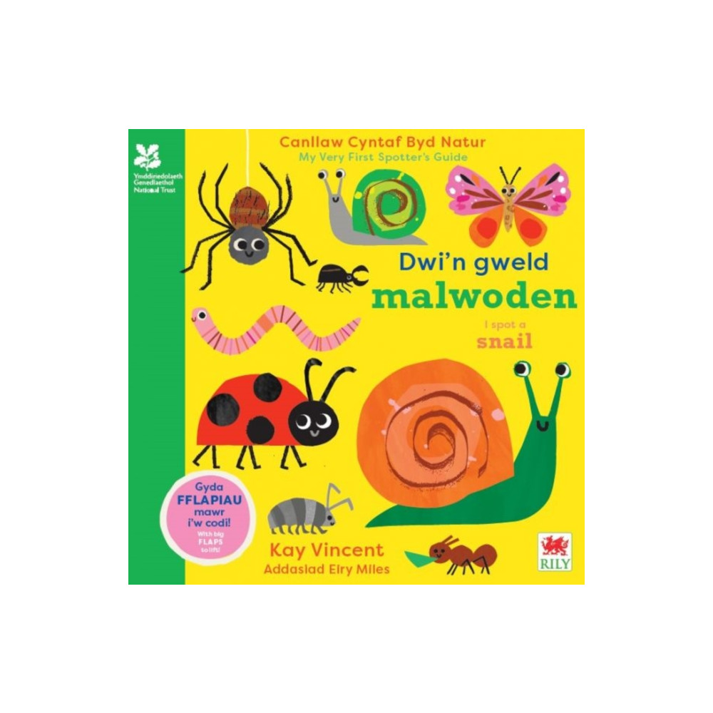 Produktbild för Dwi'n Gweld Malwoden / I Spot a Snail (bok, board book, wel)