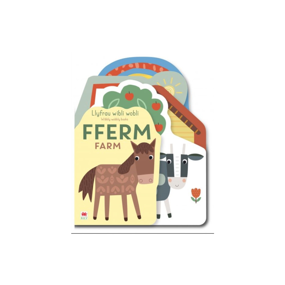 Produktbild för Llyfrau Wibli Wobli: FFERM / Wibbly Wobbly Books: FARM (bok, board book, wel)