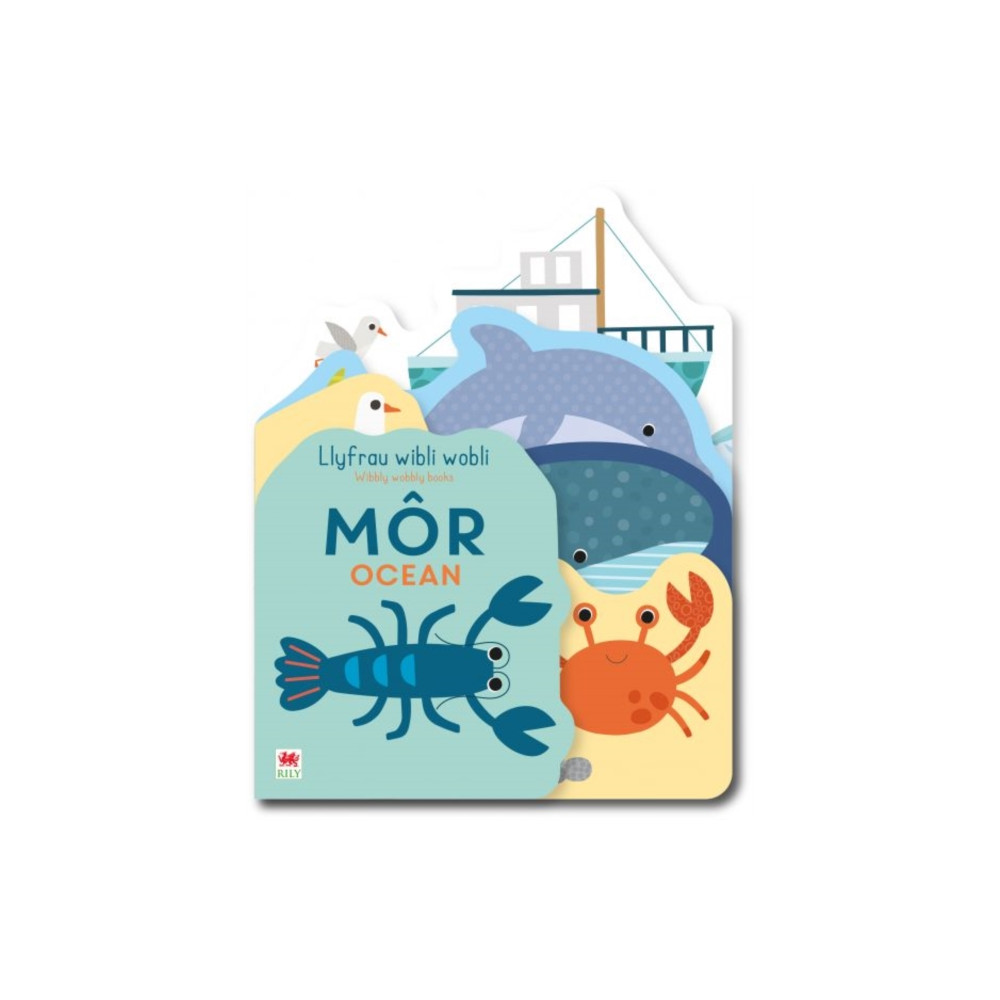 Produktbild för Llyfrau Wibli Wobli: Mor / Wibbly Wobbly Books: Ocean (bok, board book, wel)