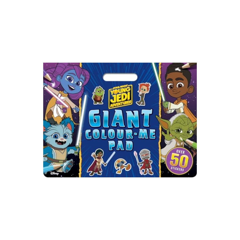 Produktbild för Star Wars Young Jedi Adventures: Giant Colour Me Pad (häftad, eng)