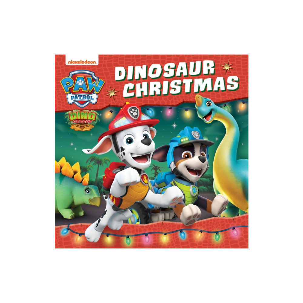 Produktbild för Paw Patrol Dinosaur Christmas Picture book (häftad, eng)