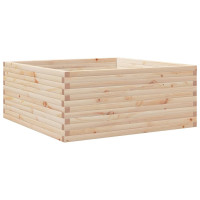 Produktbild för Odlingslåda 110x110x46 cm massivt furuträ