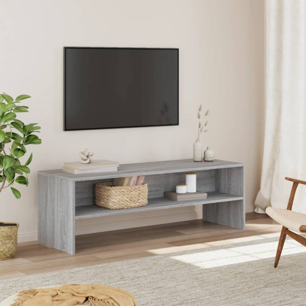Produktbild för Tv-bänk grå sonoma 120x40x40 cm konstruerat trä