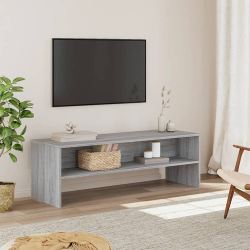 vidaXL Tv-bänk grå sonoma 120x40x40 cm konstruerat trä