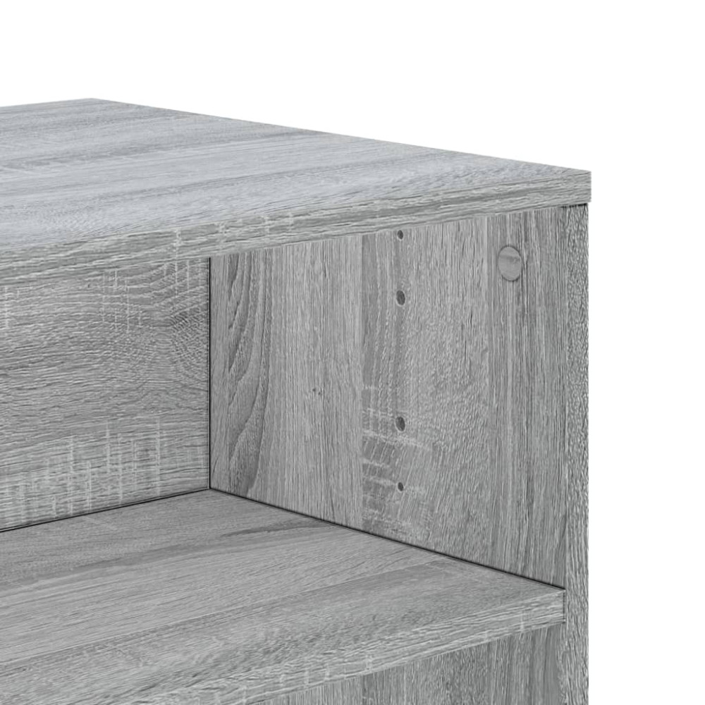Produktbild för Tv-bänk grå sonoma 120x40x40 cm konstruerat trä