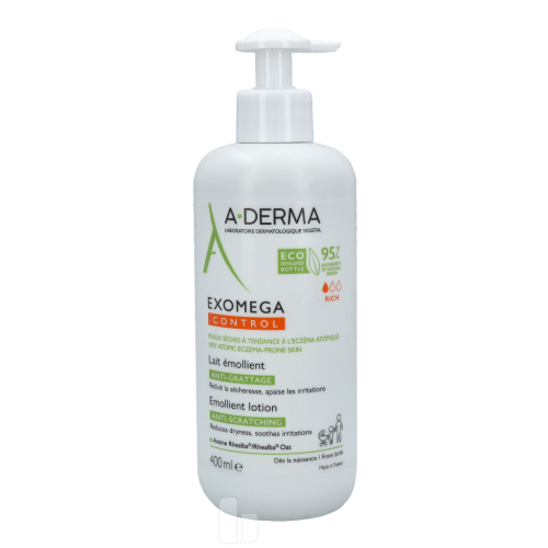A-Derma Exomega Control Emollient Lotion 400 ml - Övrigt inom hudvård