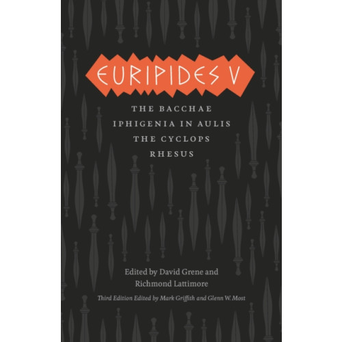 The university of chicago press Euripides V (häftad, eng)