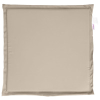 Produktbild för Sittdynor för trädgården 2 st taupe 45x45x2 cm fyrkantig