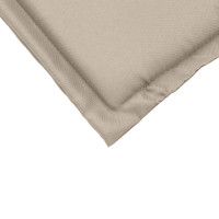 Produktbild för Sittdynor för trädgården 2 st taupe 45x45x2 cm fyrkantig