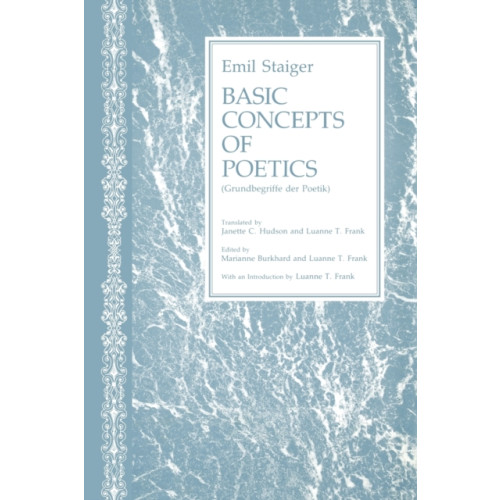 Pennsylvania State University Press Basic Concepts of Poetics (häftad, eng)