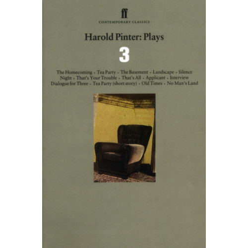 Faber & Faber Harold Pinter Plays 3 (häftad, eng)