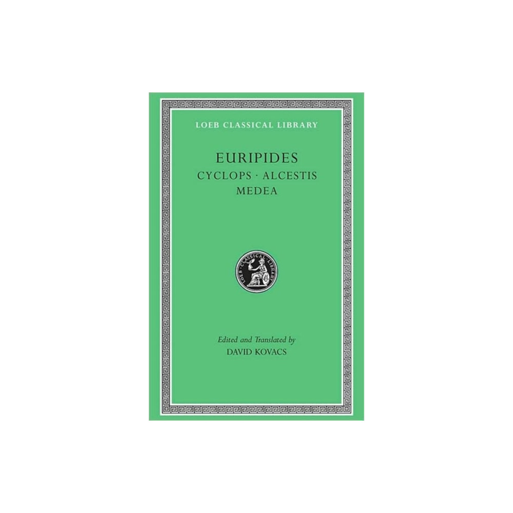 Produktbild för Cyclops. Alcestis. Medea (inbunden, eng)