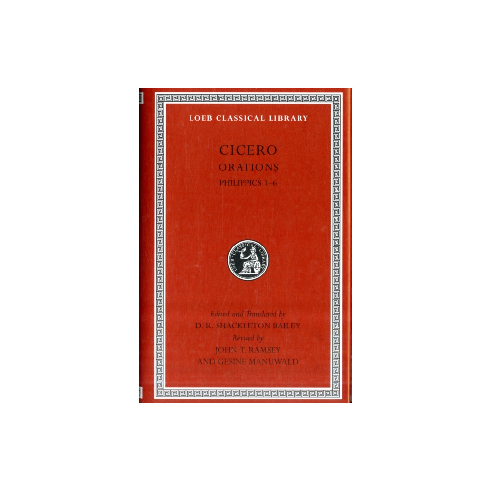 Produktbild för Philippics 1–6 (inbunden, eng)