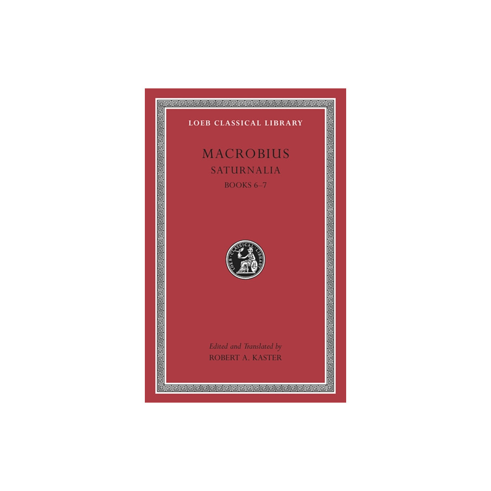 Produktbild för Saturnalia, Volume III (inbunden, eng)
